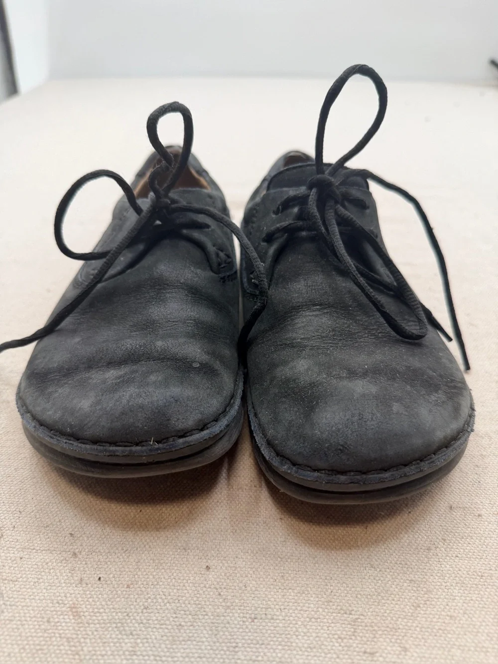 Birkenstock Memphis Suede Lace Up Loafers/ L7-M5